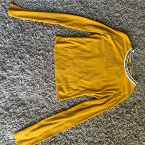 Mustard Yellow Long Sleeve Shirt